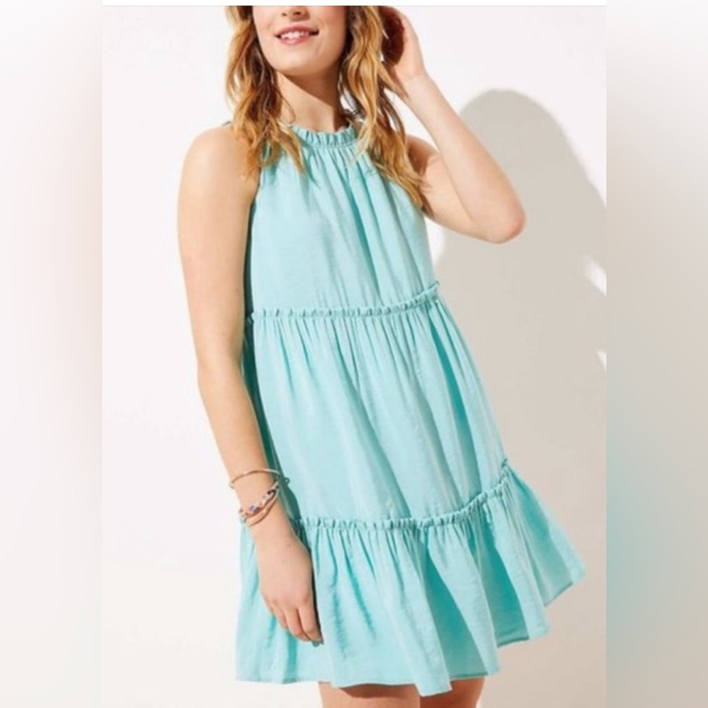 Loft Plus Tiered Swing Dress